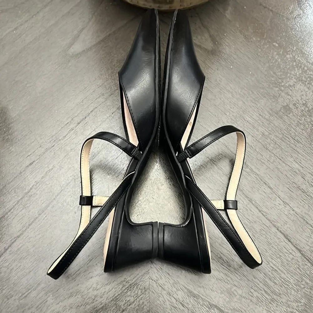 LIFESTRIDE Minimalist Slingback Pumps Black